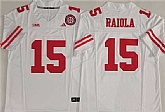 Men's Nebraska Cornhuskers #15 Dylan Raiola White F.U.S.E. With Patch Vapor Limited Stitched Jersey,baseball caps,new era cap wholesale,wholesale hats